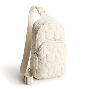 Vera Bradley Disney Lorman Sling Backpack Pumice Stone in Featherweight NWT